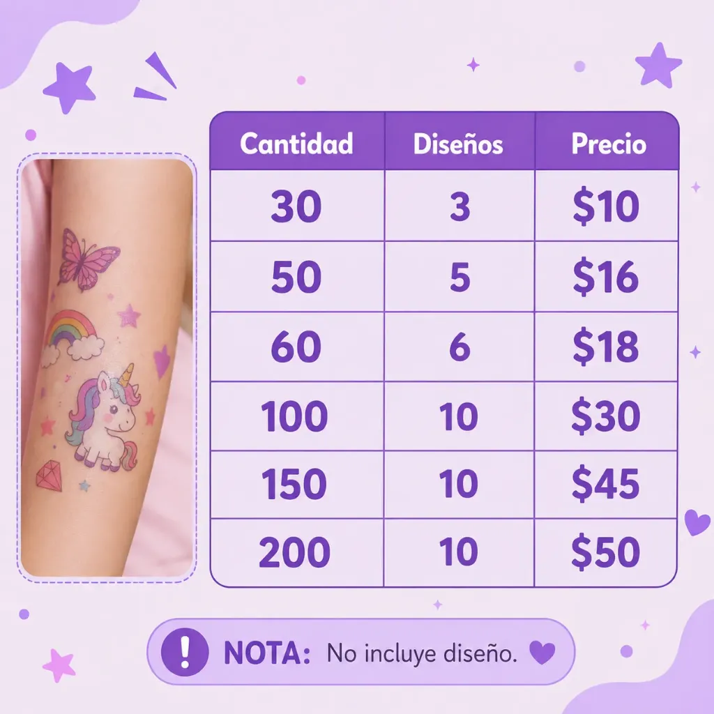 Tatuajes Temporales