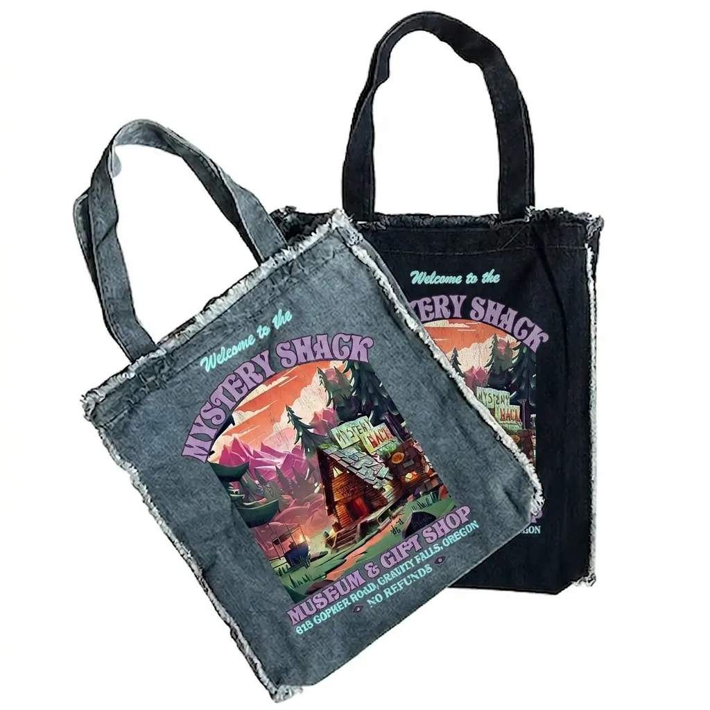 Bolsa Tote de Jeans, Material Denim 14”X 16”X 3” (12 unidades)