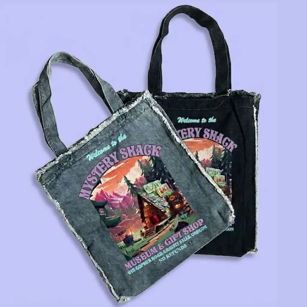 Bolsa Tote de Jeans, Material Denim 14”X 16”X 3” (12 unidades)