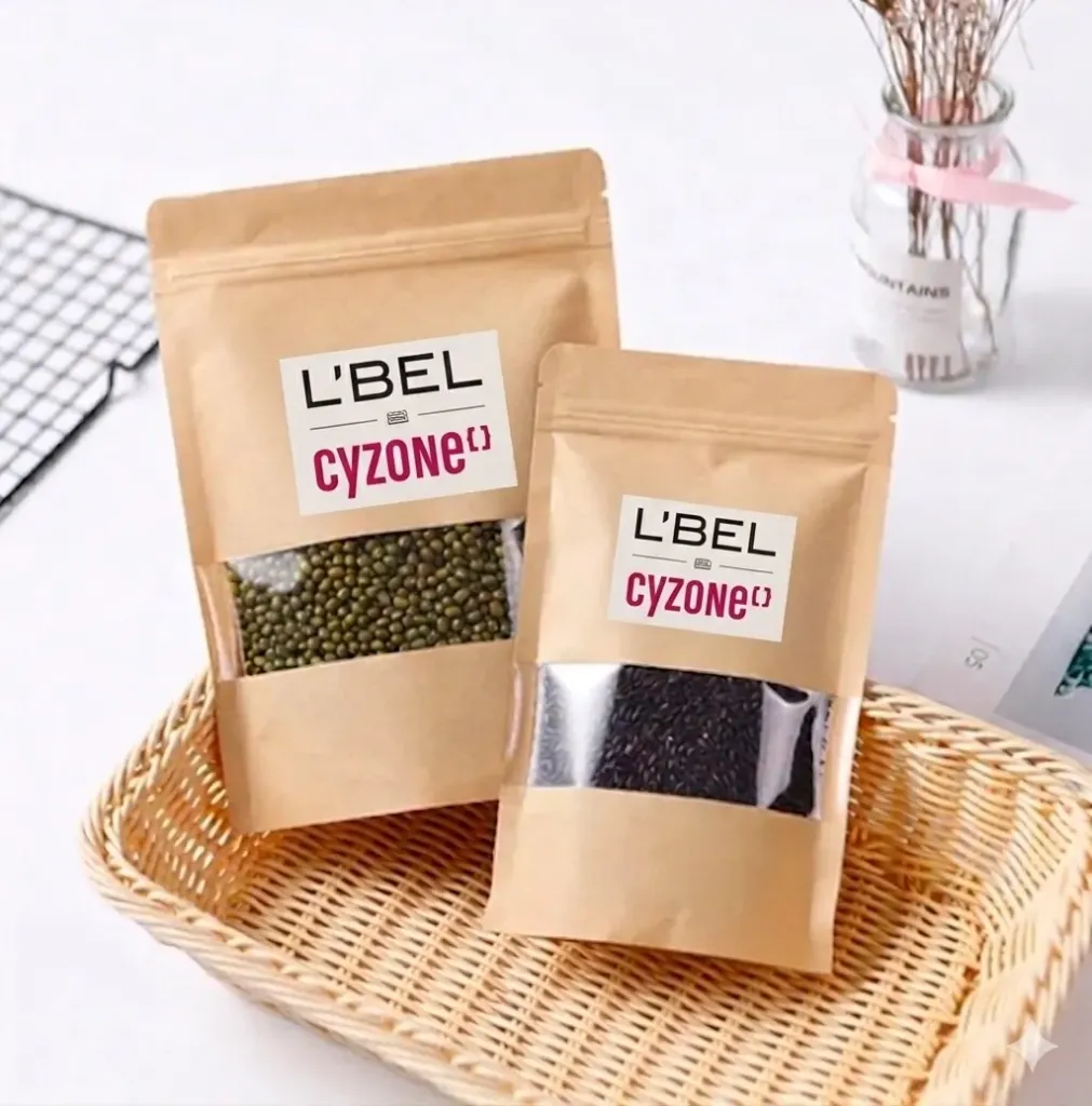 Bolsitas Stand Up Pouch Kraft 9x13x3 cms con semillas mixtas